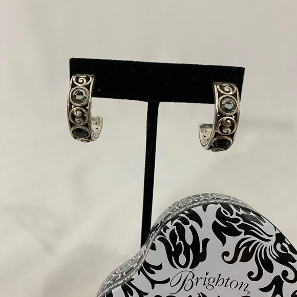 Brighton Jewelry - Authentic Brighton Silver Jewel Hoops
